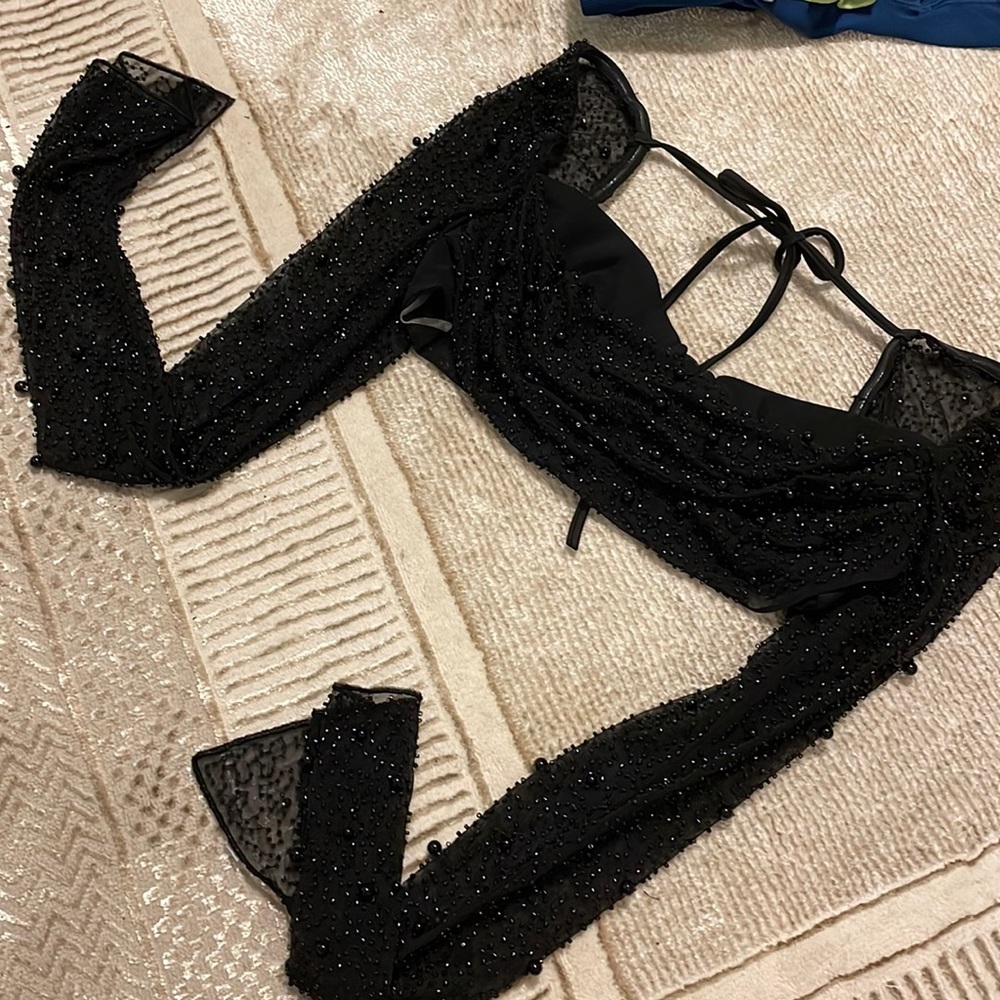 Oh polly embellished top